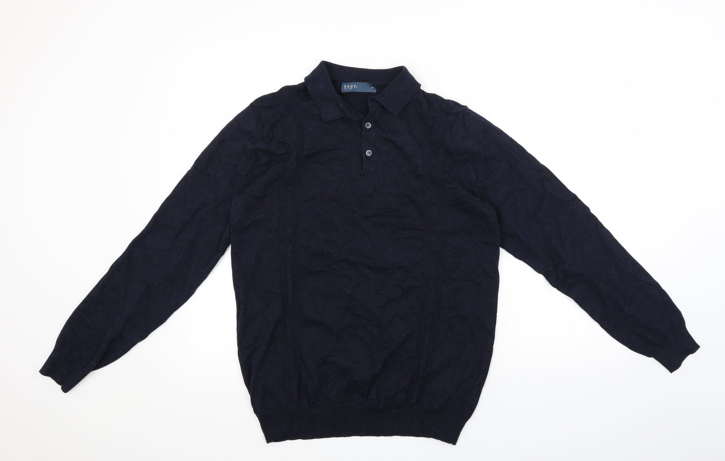 Easy Mens Blue   Pullover Jumper Size M