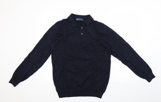 Easy Mens Blue   Pullover Jumper Size M