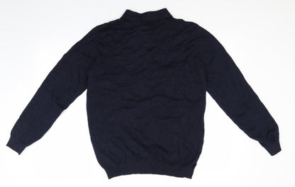 Easy Mens Blue   Pullover Jumper Size M