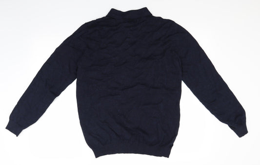 Easy Mens Blue   Pullover Jumper Size M