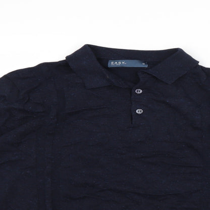 Easy Mens Blue   Pullover Jumper Size M