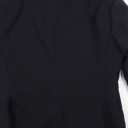 H&M Mens Blue   Jacket Suit Jacket Size 38