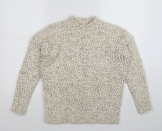 Atmosphere Womens Beige  Knit Pullover Jumper Size 12