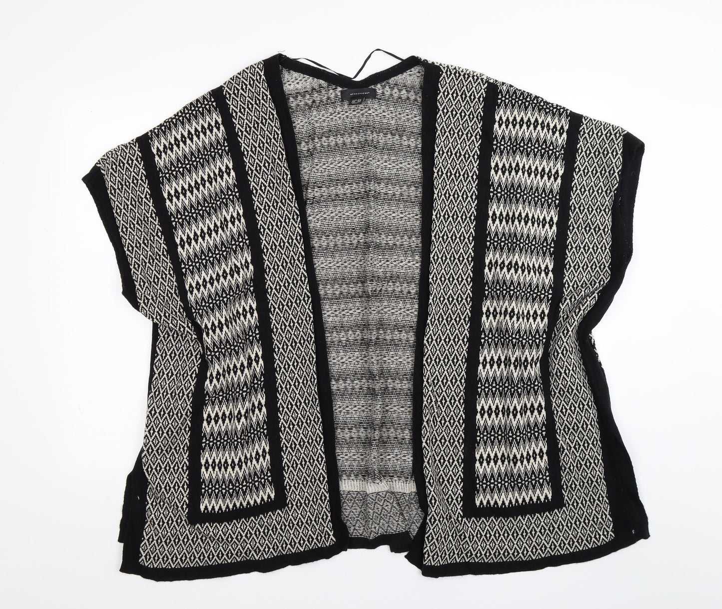 primar Womens Beige Geometric Knit Cardigan Jumper Size 10