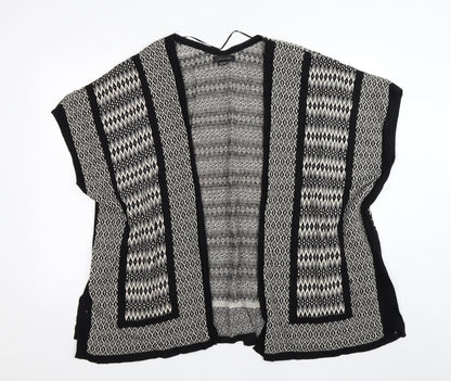 primar Womens Beige Geometric Knit Cardigan Jumper Size 10