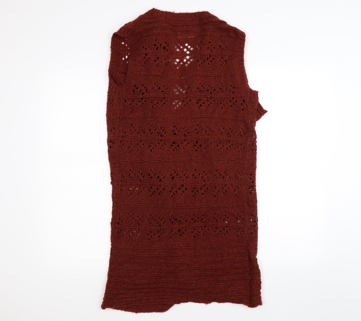TU Womens Brown  Knit Cardigan Jumper Size 12