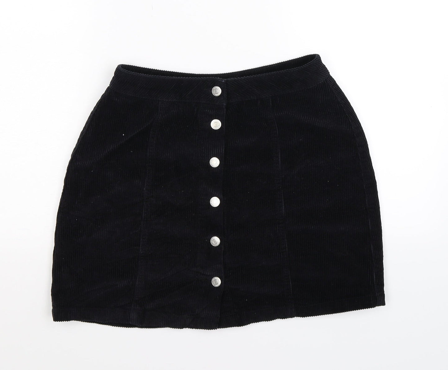 New Look Womens Blue Striped Corduroy Straight & Pencil Skirt Size 8