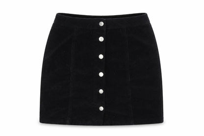 Womens UK Size 8 New Look Straight & Pencil Corduroy Skirt