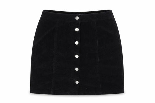Womens UK Size 8 New Look Straight & Pencil Corduroy Skirt