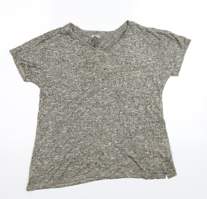 Womens UK Size 14 Marks and Spencer Gold Tunic T-Shirt