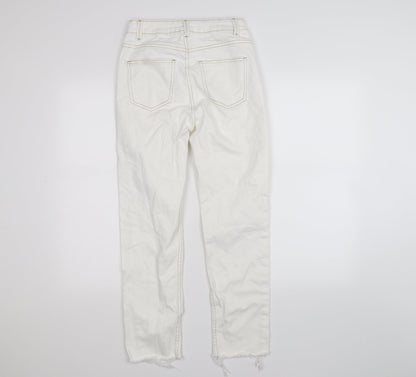 denim co Womens White  Denim Skinny Jeans Size 8 L26 in