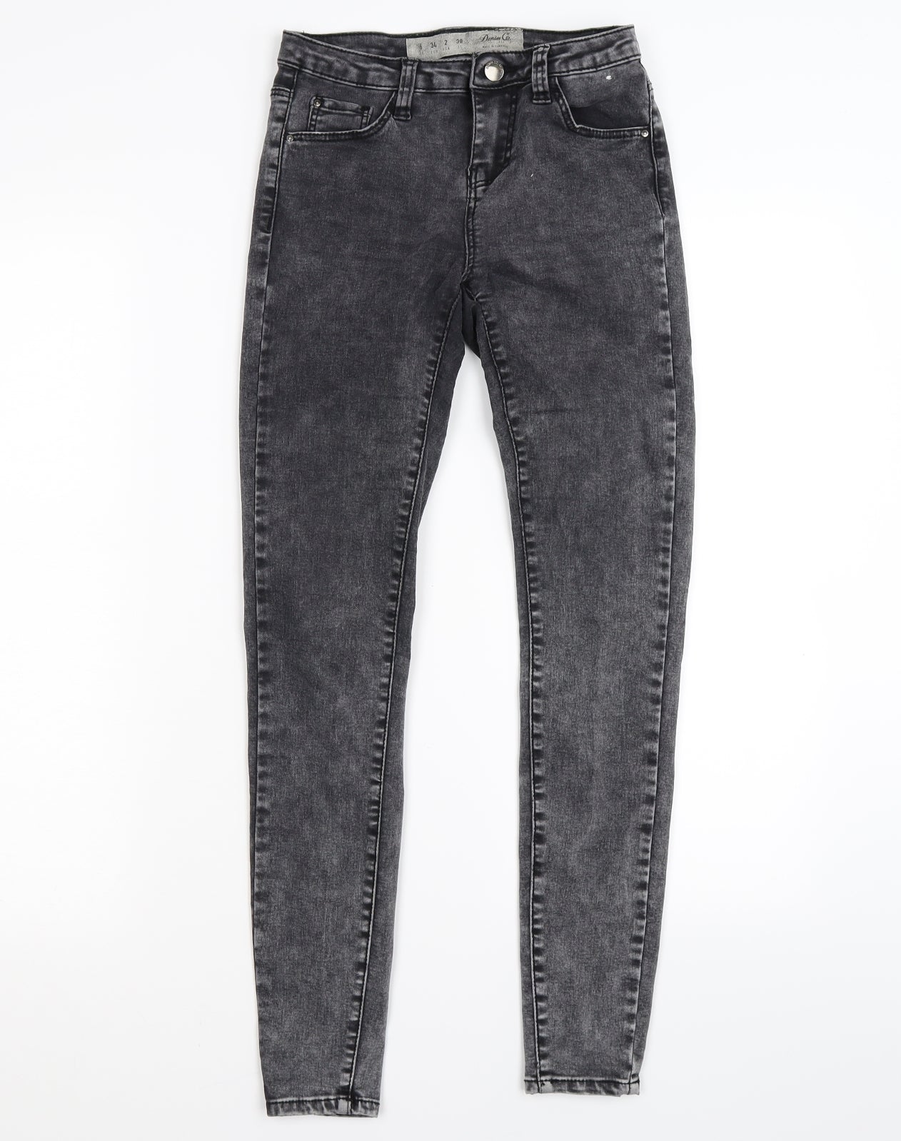 Womens UK Size 6 denim co  Jegging Black Leggings