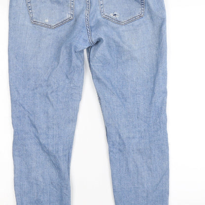 Topshop Womens Blue  Denim Skinny Jeans Size S L30 in