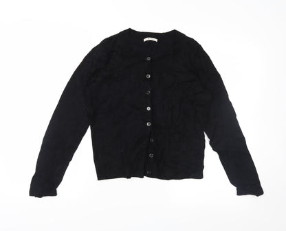 AB Studio Womens Black   Cardigan Jumper Size 10