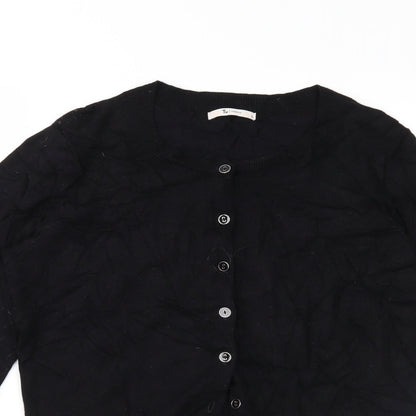 AB Studio Womens Black   Cardigan Jumper Size 10