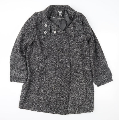 Womens UK Size 16 The Collection Grey Overcoat