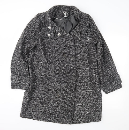 Womens UK Size 16 The Collection Grey Overcoat