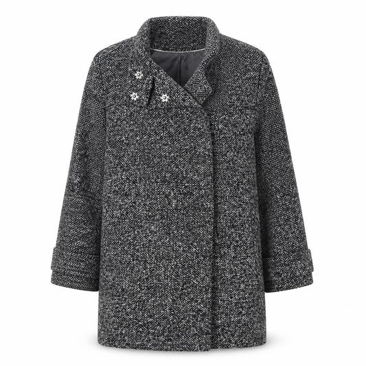 Womens UK Size 16 The Collection Grey Overcoat