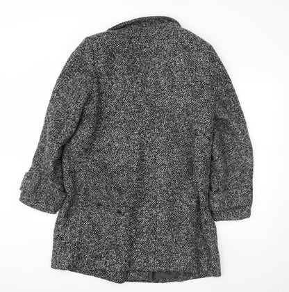 Womens UK Size 16 The Collection Grey Overcoat