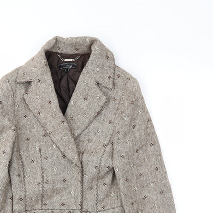 mng Womens Brown   Jacket Blazer Size 12