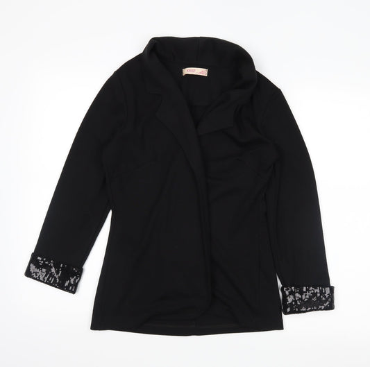 Krisp Womens Black   Wrap Jumper Size 12