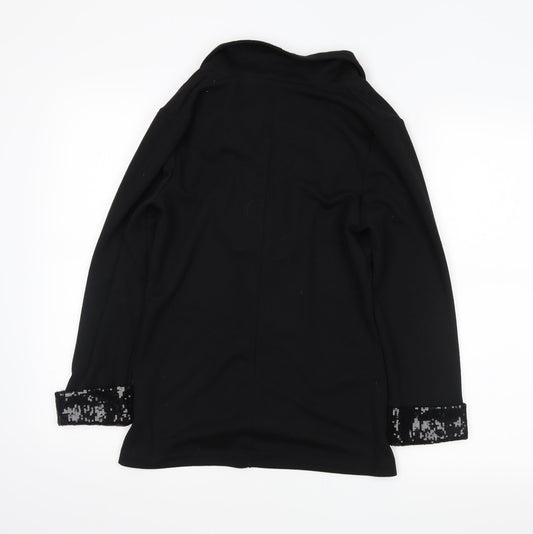 Krisp Womens Black   Wrap Jumper Size 12