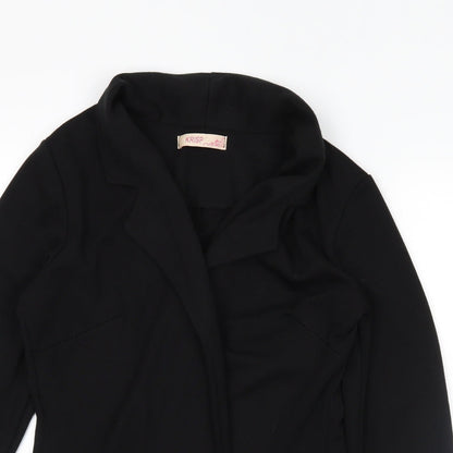 Krisp Womens Black   Wrap Jumper Size 12