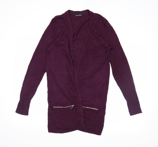 Select Womens Purple   Wrap Jumper Size 14