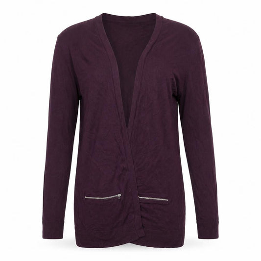 Select Womens Purple   Wrap Jumper Size 14