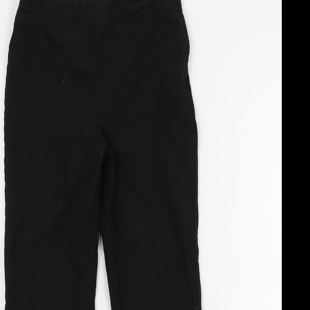 George Girls Black   Dress Pants Trousers Size 6-7 Years - School trousers