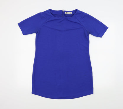 Tempt Womens Blue   Basic Blouse Size L