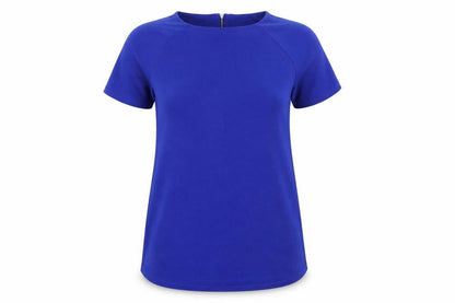 Tempt Womens Blue   Basic Blouse Size L