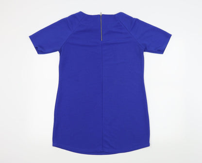 Tempt Womens Blue   Basic Blouse Size L
