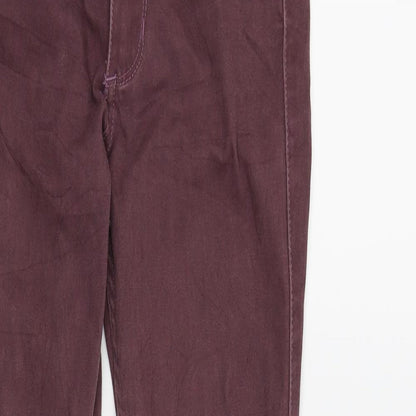 Hollister Womens Purple   Cropped Jeans Size 24 in L26 in