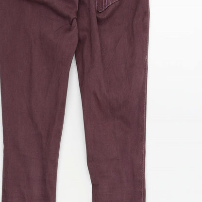 Hollister Womens Purple   Cropped Jeans Size 24 in L26 in