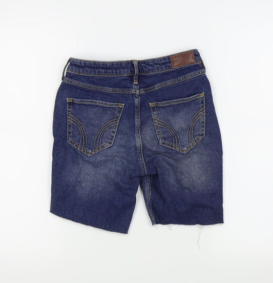 Hollister Womens Blue   Cut-Off Shorts Size 25 in