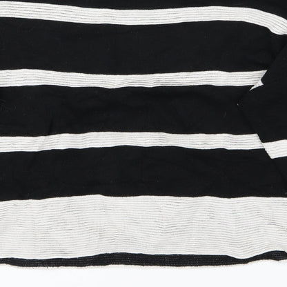 Atmosphere Womens Black Striped  Pullover Jumper Size S  - Cropped