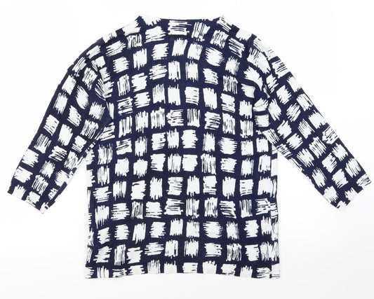 M&S Womens Blue   Basic T-Shirt Size 10