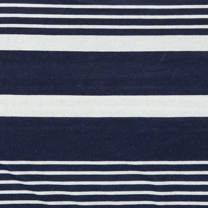 FOREVER 21 Womens Blue Striped  Basic T-Shirt Size S