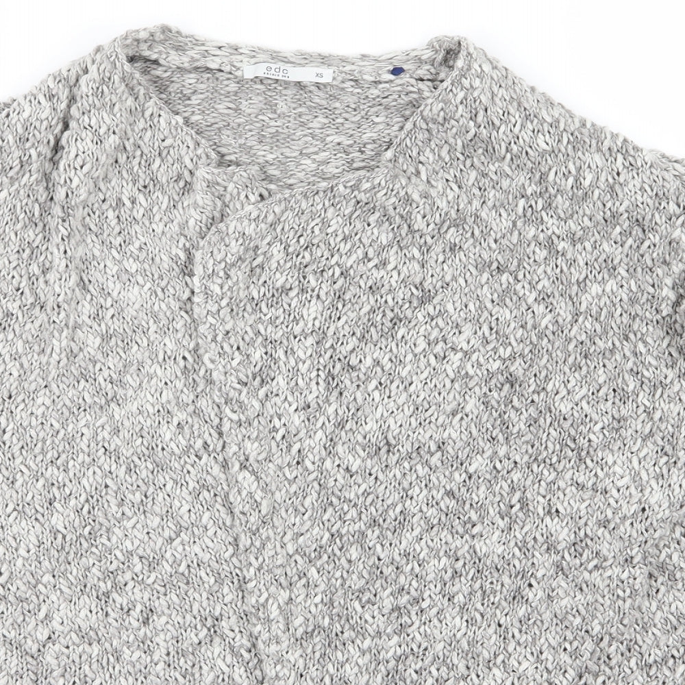 EDC Womens Grey   Cardigan Jumper Size XS