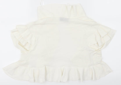 Principles Womens White   Cardigan Jumper Size S