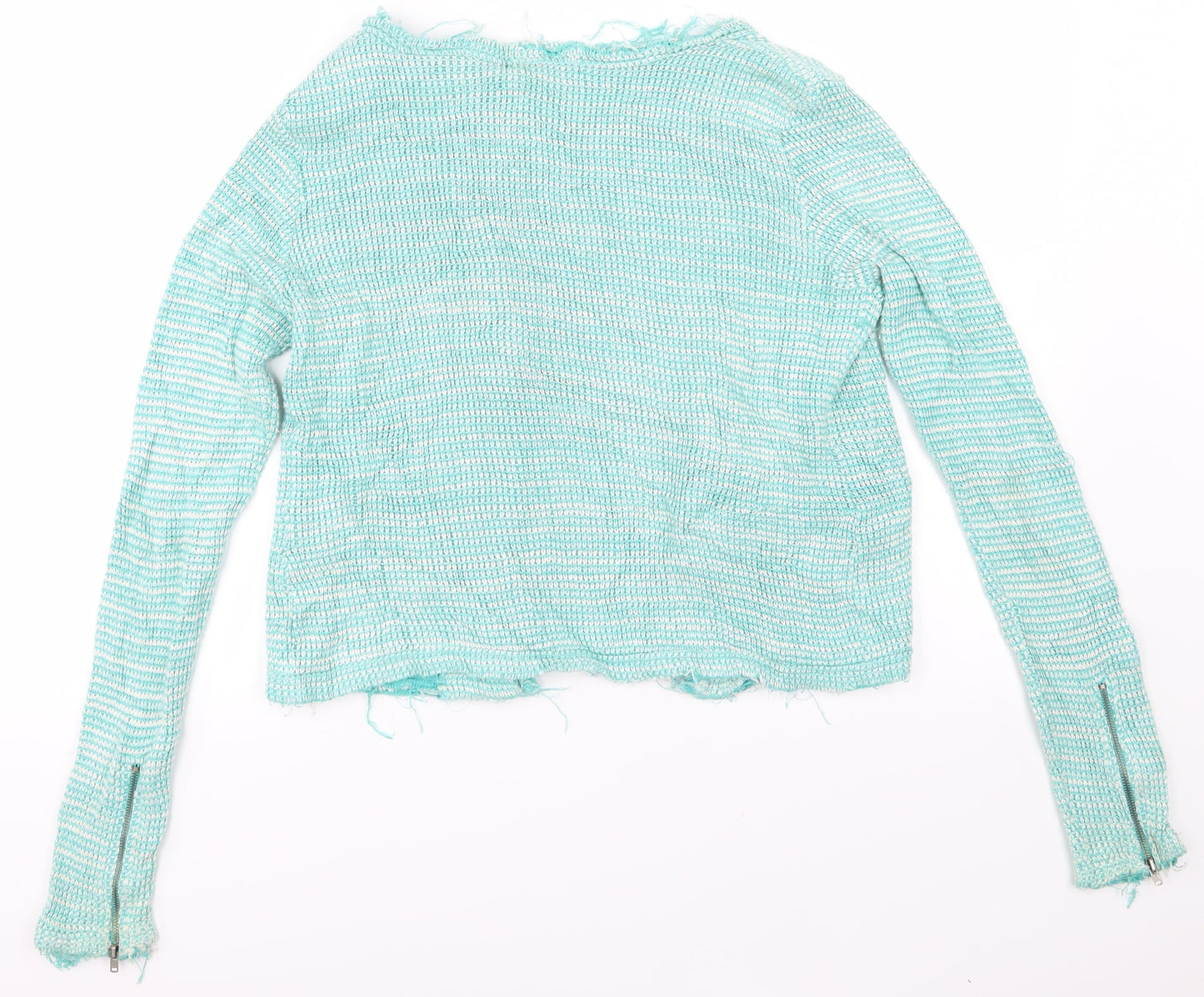 Zara  Womens Green   Cardigan Jumper Size M