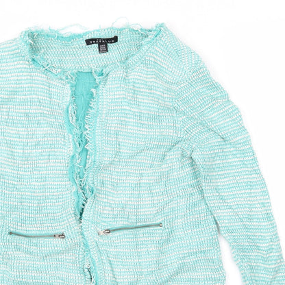 Zara  Womens Green   Cardigan Jumper Size M