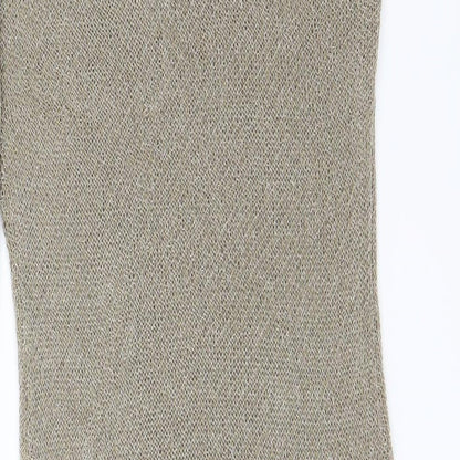 Boohoo Womens Gold   Shirt Dress  Size L