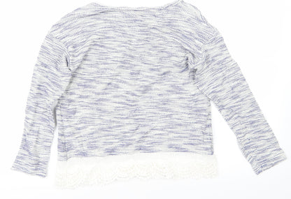 NEXT Girls Blue   Pullover Jumper Size 9 Years