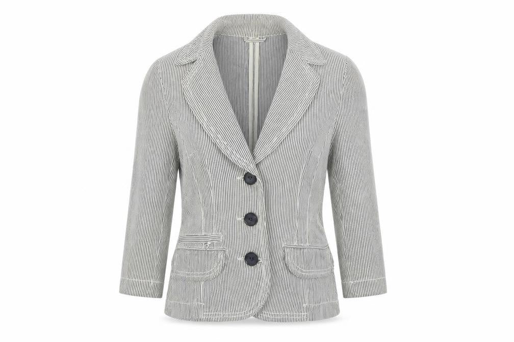 Womens UK Size 8 Moto Blue Jacket