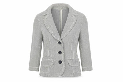 Womens UK Size 8 Moto Blue Jacket