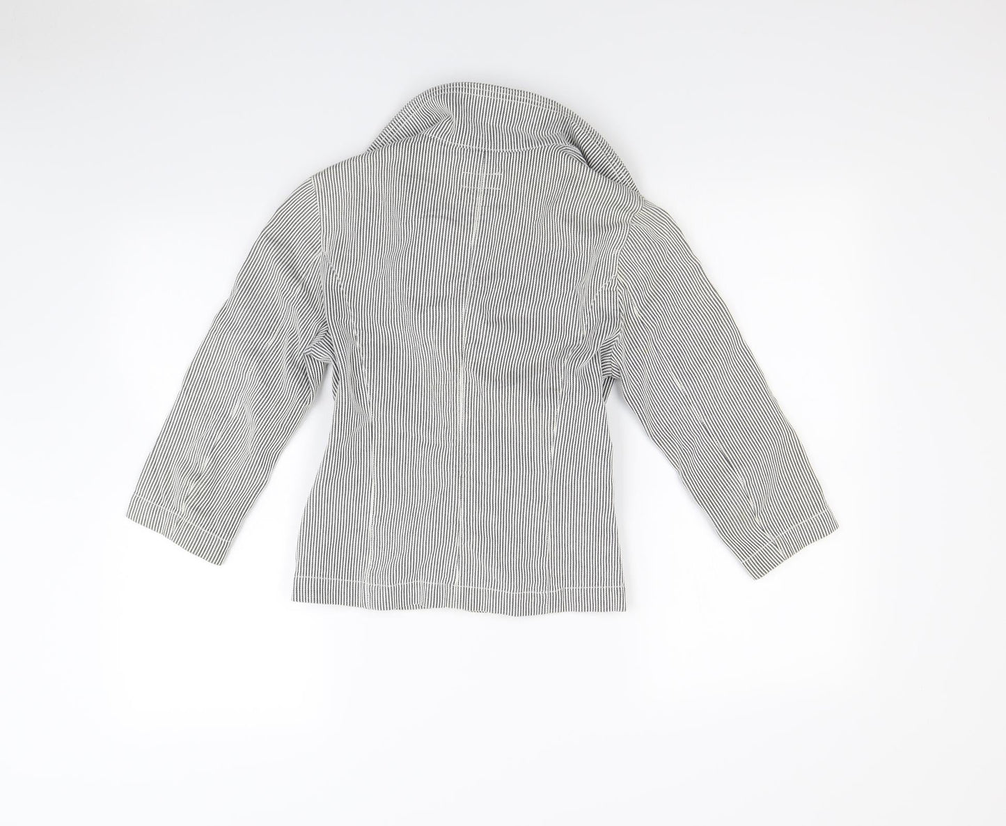 Womens UK Size 8 Moto Blue Jacket