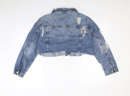Pull & Bear  Womens Blue   Jacket  Size 10