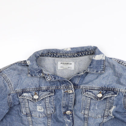 Pull & Bear  Womens Blue   Jacket  Size 10